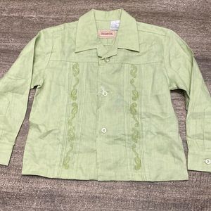 Authentic Cuban Guayabera Style 4T boy linen shirt Light Weight keeps kids cool